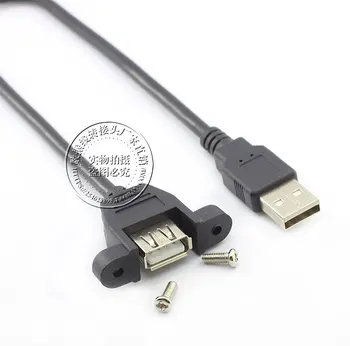 10pcs USB Mužov Famale Kábel USB Predlžovací Kábel základnej Doske Počítača Panel Pripojit USB zadných dverí Kábel S Skrutky 30 cm HY295 576