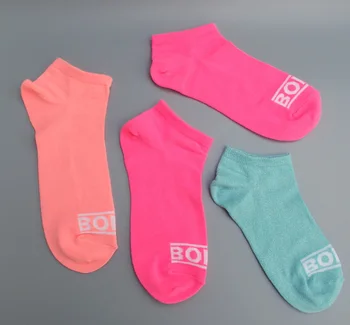 2 páry Ženy Členkové Ponožky krátke ponožky Dievčatá mäkké bavlnené Fluorescenčná farba 112229