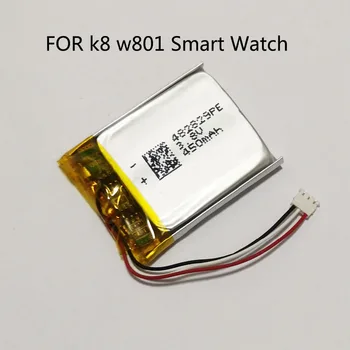 2018 nový príchod vysokokapacitné nabíjateľné Lítium-Polymérová batéria pre k8 w801 Smart Hodinky telefón sledovať Smartwatch náramkové hodinky 1063