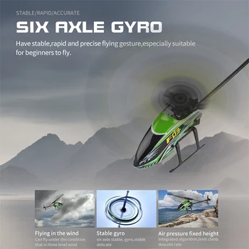2021 Nové RC Kúsok Vrtuľník Drone 2.4 G Core Motorových 4CH 6 G Výška Údržba Gyro Flybarless RC Vrtuľník Hračky, Darčeky