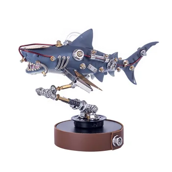 217Pcs DIY Kovov, Mechanické Variant Zviera Shark Modely 3D Montáž Puzzle Súprava Kovových Diy zostavenie Modelu Pre Deti Drop Shipping 5101