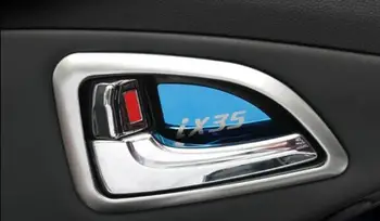Automatické Dvere Vnútorné Miska Nálepky, interiérové tvarovanie pre Hyundai IX35 2013 ,4pcs/veľa, auto príslušenstvo