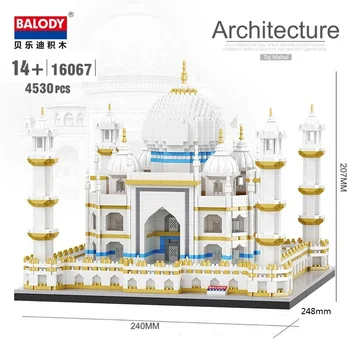 Balody Mini Bloky 4530pcs Architektúry Tehly India Hrad Modelu Vzdelávacích Hračiek Juguetes Deti, Darčeky pre Dieťa 16067 2799