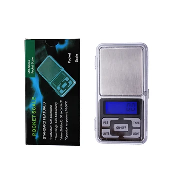 DHL / Fedex 50pcs /množstvo 1000 g x 0,1 g Mini 1kg Elektronické 5 kľúčov Vrecku Rozsahu LCD Displej Digitálny Šperky Hmotnosť Rozsahu 30% off 263
