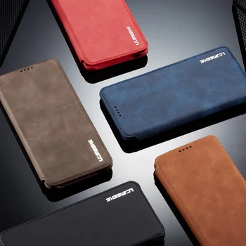 Luxusné Knihy kožené Peňaženky Stojan Magnetické Flip puzdro Pre Samsung Galaxy S10e s rezacím zariadením S10 Plus S10 S20 Plus Ultra Držiteľa Karty