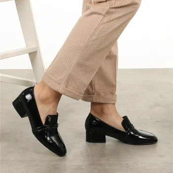 Mio Gusto Značky Katrina, Čierna / Béžová , Vínovej Farby Vysokej Kvality Krátke Päty Ženy 's Ležérne Topánky , topánky pre ženy 2020 , návrhár obuvi