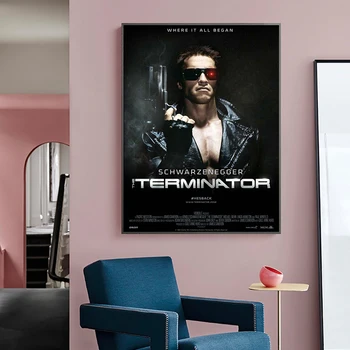 Na Art Film Terminator Plagáty Plátno Maľovaní Plagátov a Vytlačí Cuadros Wall Art Obrázok pre Obývacia Izba Domova
