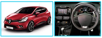 Na Renault Clio Android 10.0 Rádio roky 2013-symbian multimediálne de coche estéreo Unidad de navegación 4G+ 64GB ámara autorom