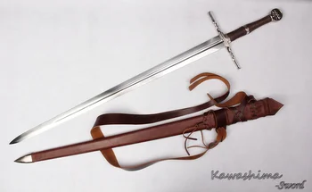 Originálne Handmade Stredoveké Bitky, meč 1060 Uhlíkovej Ocele Pre witcher3:Wild Hunt Ciri je Čepeľ Full Tang Nové Dodanie
