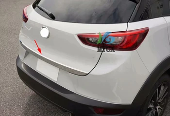 Pre Mazda CX-3 CX3-2018 Nálepky z Nehrdzavejúcej Ocele Zadné dvere, zadné dvere výbava 1pcs Auto Príslušenstvo 548