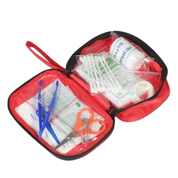 Prvá Pomoc Kit pre Auto Vonkajšie Domov Camping Všetky Účely Pohotovostná Lekárska Taška Vody-Dôkaz Liečba Prípade Zips FDA 1621