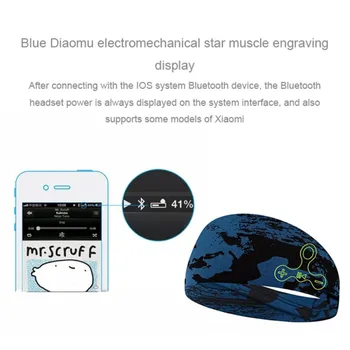 Umývateľný Spánku/Šport Headset Čelenka Bezdrôtová 5.0 pokrývku hlavy Slúchadlá so Systémom Slúchadlá Spanie hlavový most s Mic