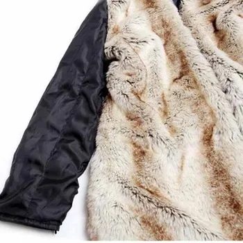 Vetrovka žena zimné bavlna bundy Plus veľkosť kabát s Kapucňou Zahustiť Umelú kožušinu Podšívka teplé parkas Štíhla žena zimné topy IOQRCJV N120 16843
