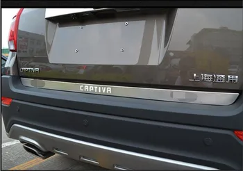Vysoko kvalitnej nerezovej ocele Kufor hlavnú dvere sklon Zadného Veka batožinového priestoru Kryt Výbava Pre 2008-2018 Chevy Captiva Auto styling 106643