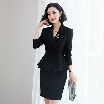 Vysoko kvalitný biznis oblečenie office rozhovor oblečenie 2020 nový bežné elegantné dámske sukne, obleky Módne sukne bežné nohavice 1522