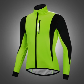 WOSAWE pánske Zimné Thermal Cycling Jacket nastaviť Vetru Nepremokavé Teplé Bicykli Bunda MTB Nohavice Požičovňa Vyhovovali Cyklistické Oblečenie 3558