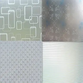 2Mx 45 CM PVC Nepremokavé Mliečneho Skla Film Nálepka na Okno v Kúpeľni Domov ochrana Osobných údajov