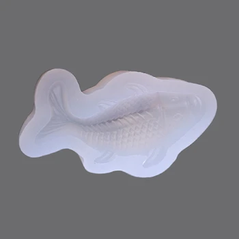 1pc Ryby Fondant Tortu Formy Silikónové Formy Cake Zdobenie Nástroje Pečenie Nástroje, Ručne vyrábané Mydlo Formy 3D Rybka, Ryby Tvar Tortu Nástroje