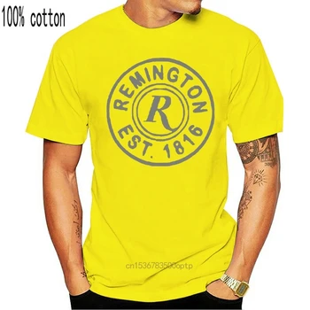 Letné Krátke Rukávy Fashiont-Krátke Rukávy Tlač Listov Remington T Shirt pohodlné Muž T-Shirt(2)