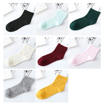 10 Párov Kvalitných Ženy Jeseň v Lete vata Farebné Ponožky Priedušná Okraji Roll Farebné Voľné Ponožky Potu-absorpcie BFC065