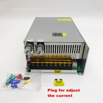 Nastaviteľné 1000W prepínanie napájania s 1000W Digitálny Displej napájanie pre led dc 12V 24V 36V 48V 60V 80V 120V 220V