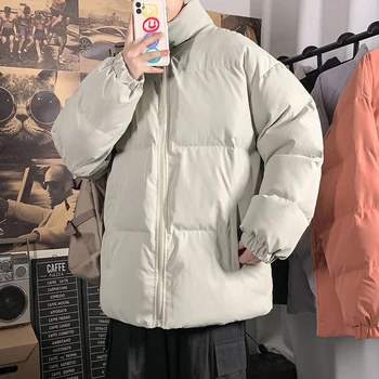 Privathinker kórejských žien Teplé Zimné Bundy Parkas 8 Farbou Muž Bežné Outwear Coats 2020 Harajuku Muž Parkas 5XL Oblečenie